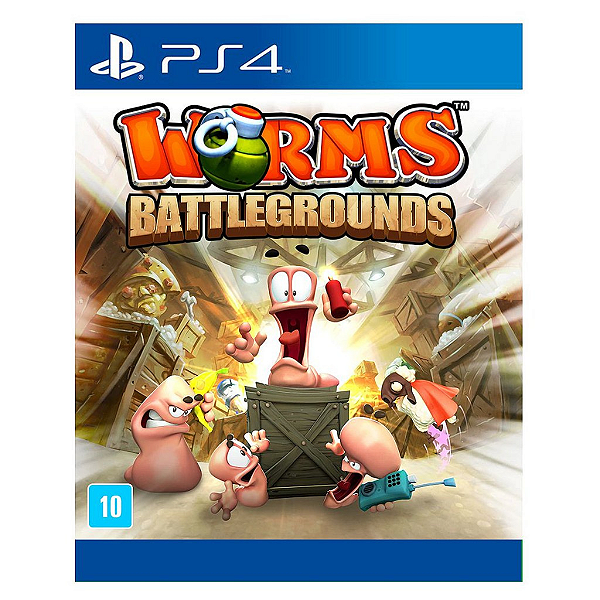 Jogo Worms Battlegrounds - PS4 Mídia Digital