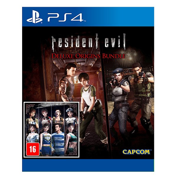 Jogo Resident Evil Deluxe Origins Bundle - PS4 Mídia Digital