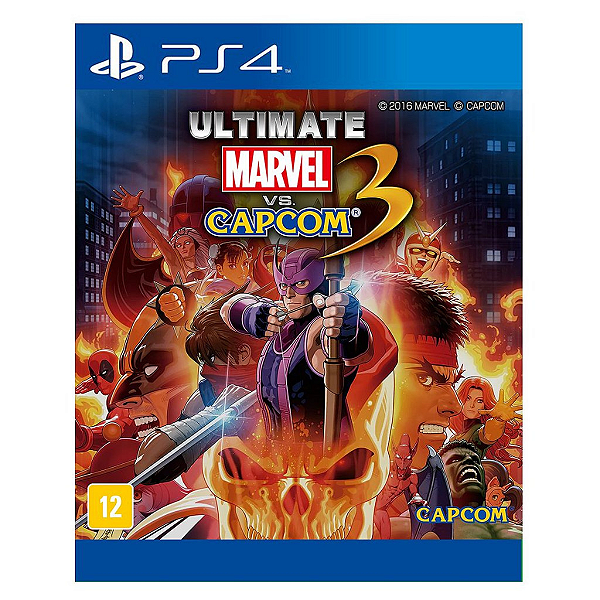 Jogo Ultimate Marvel Vs. Capcom 3 - PS4 Mídia Digital
