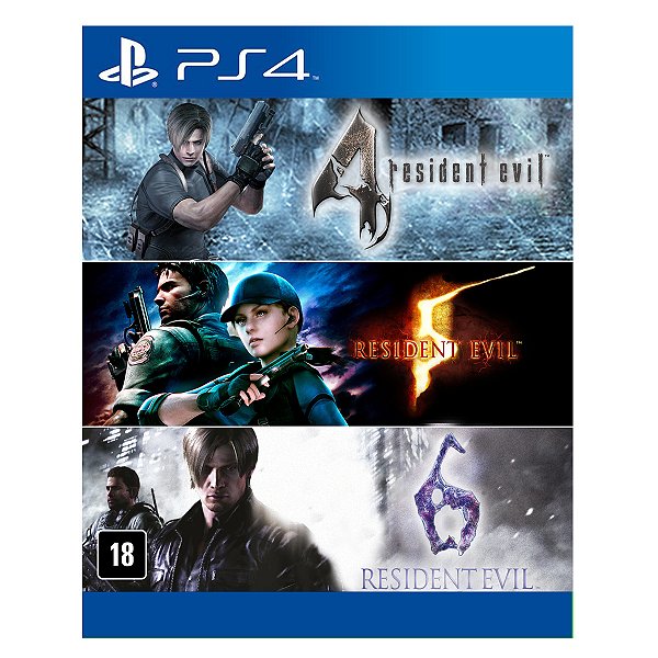 Jogo Resident Evil Triple Pack - PS4 Mídia Digital