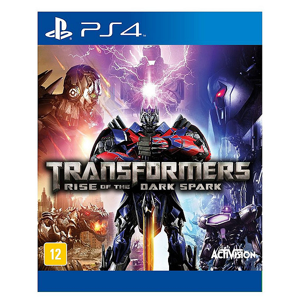 Jogo Transformers Rise Of The Dark Spark - PS4 Mídia Digital
