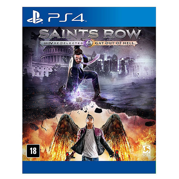 Jogo Saints Row Re Elected & Gat Out Of Hell - PS4 Mídia Digital