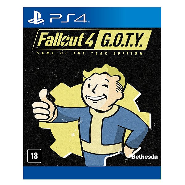 Jogo Fallout 4 Game of the Year Edition - PS4 Mídia Digital