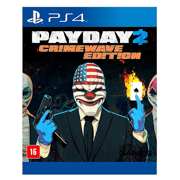 Jogo Payday 2 Crimewave Edition - PS4 Mídia Digital