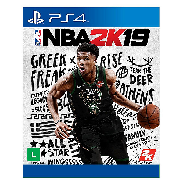 Jogo NBA 2K19 - PS4 Mídia Digital
