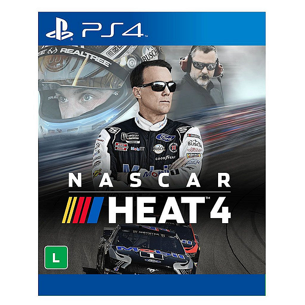 Jogo NASCAR Heat 4 - PS4 Mídia Digital