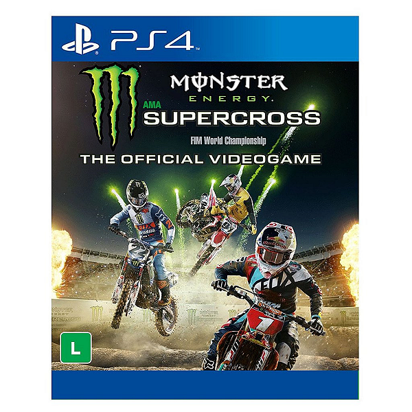 Jogo Monster Energy Supercross The Official Videogame - PS4 Mídia Digital