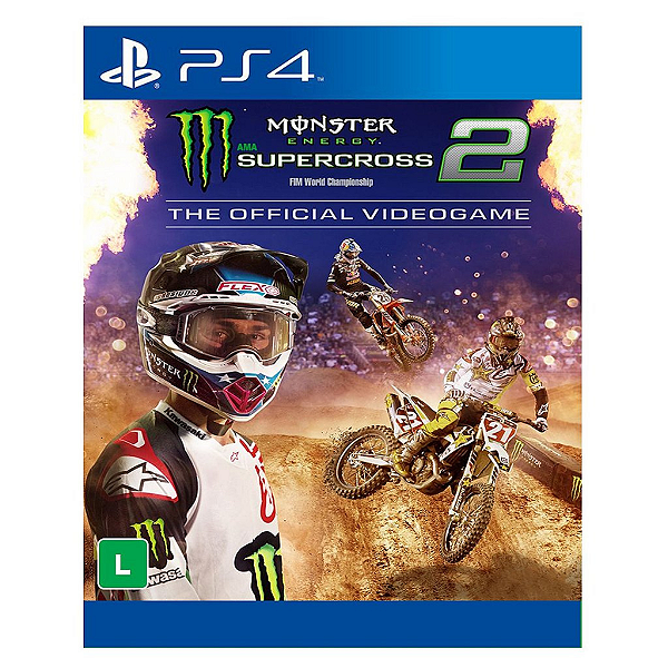 Jogo Monster Energy Supercross - The Official Videogame 2 - PS4 Mídia Digital