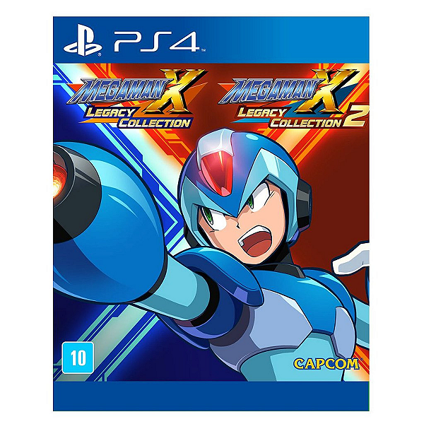 Jogo Mega Man X Legacy Collection 1+2 - PS4 Mídia Digital