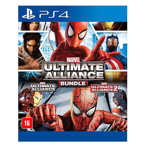 Jogo Marvel Ultimate Alliance Bundle - PS4 Mídia Digital