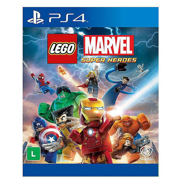 Jogo Lego Marvel Super Heroes - PS4 Mídia Digital