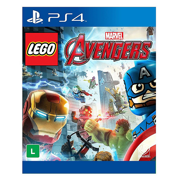 Jogo Lego Marvel Avengers - PS4 Mídia Digital