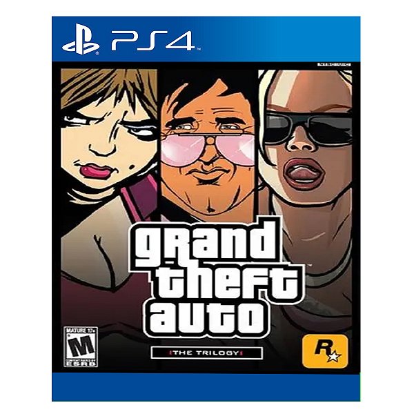 Jogo Grand Theft Auto The Trilogy GTA - PS4 Mídia Digital (Versão Antiga)