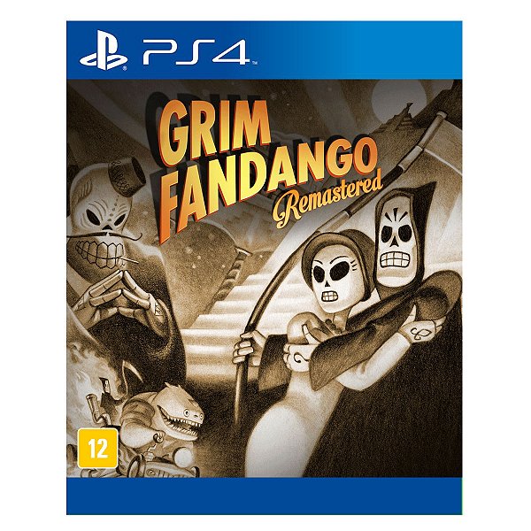 Jogo Grim Fandango Remastered - PS4 Mídia Digital