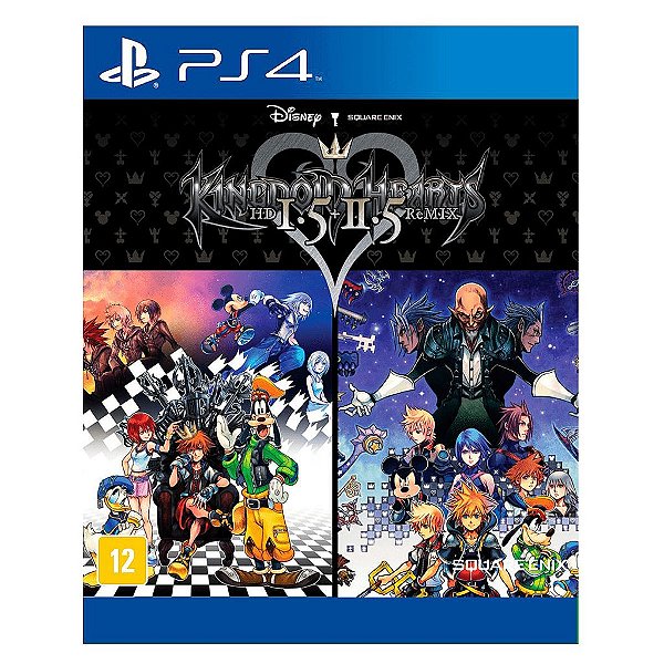 Jogo Kingdom Hearts Hd 1.5 + 2.5 Remix - PS4 Mídia Digital