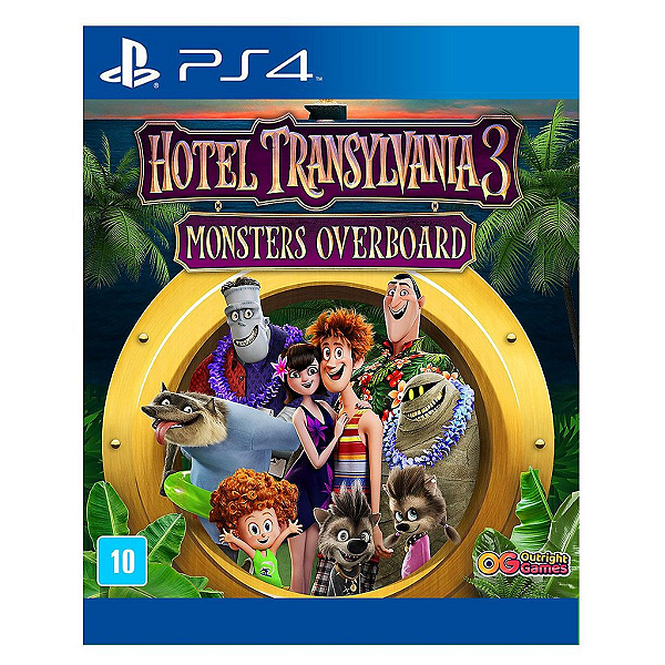 Jogo Hotel Transylvania 3 Monsters Overboard - PS4 Mídia Digital