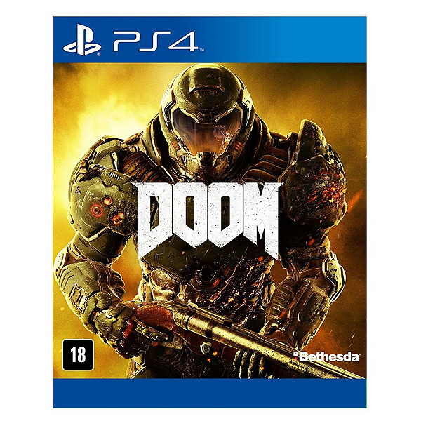 Jogo Doom - PS4 Mídia Digital