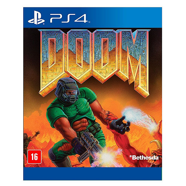 Jogo Doom (1993) ,Doom 2 ,Doom 3 Collection - PS4 Mídia Digital