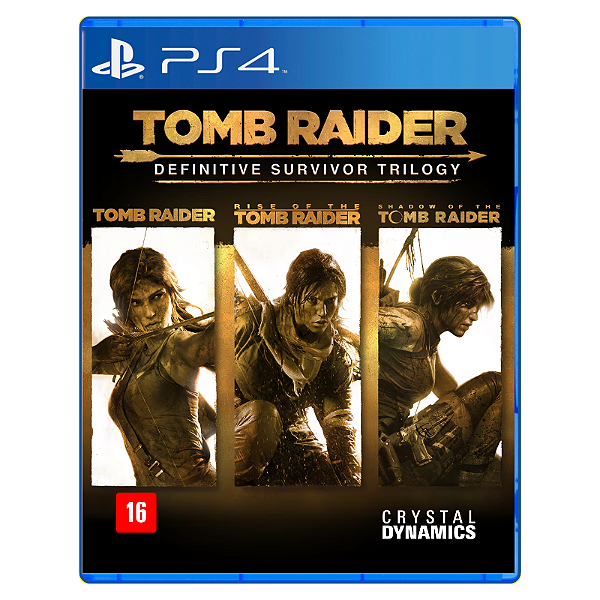 Jogo Tomb Raider: Definitive Survivor Trilogy - PS4 Mídia Digital