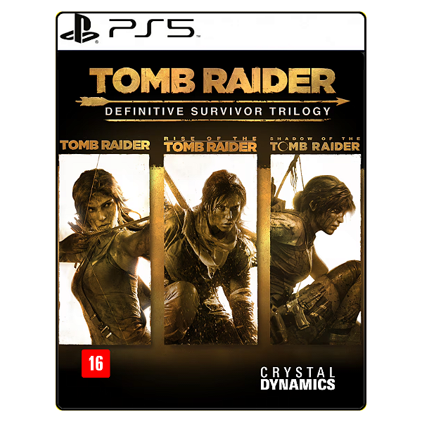 Jogo Tomb Raider: Definitive Survivor Trilogy - PS5 Mídia Digital
