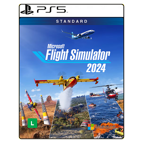 Jogo Microsoft Flight Simulator 2024- Standard Edition - PS5 Mídia Digital