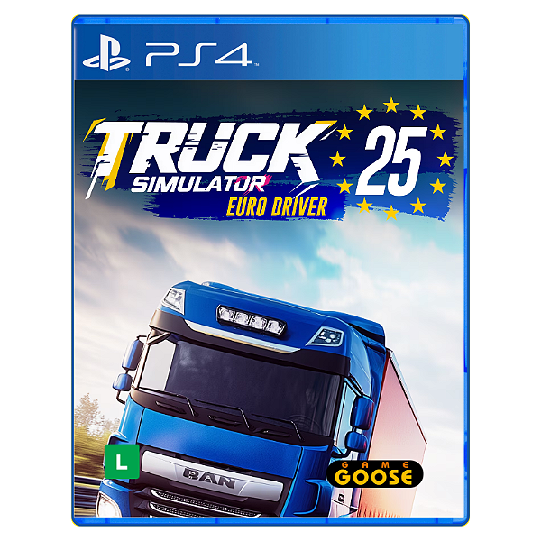 Jogo Truck Simulator 25 Euro Driver - PS4 Mídia Digital