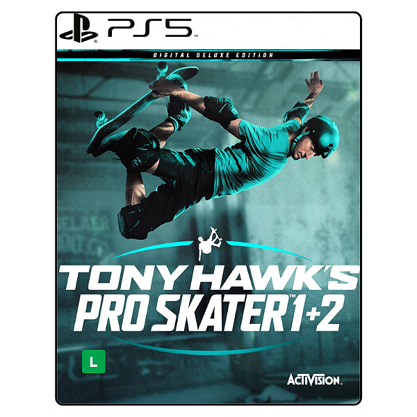 Jogo Tony Hawk's Pro Skater 1 + 2 Pacote Deluxe - PS5 Mídia Digital
