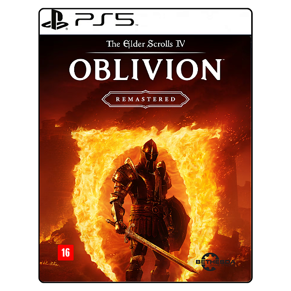 Jogo The Elder Scrolls IV Oblivion Remastered - PS5 Mídia Digital