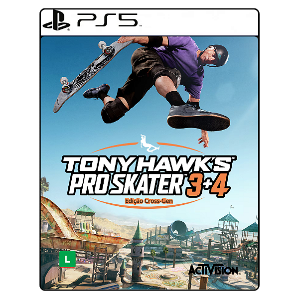 Jogo Tony Hawk's™ Pro Skater™ 3 + 4 - Edição Cross-Gen - PS5 Mídia Digital