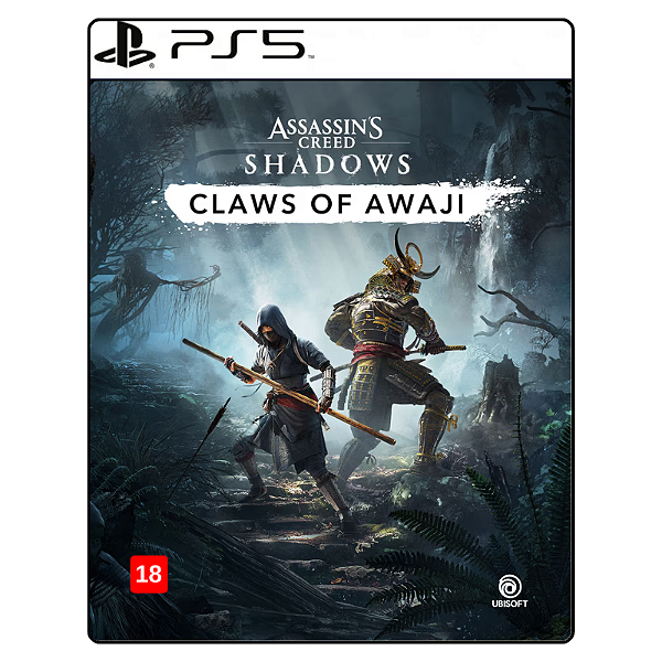 Jogo As Garras de Awaji – Assassin's Creed Shadows - PS5 Mídia Digital
