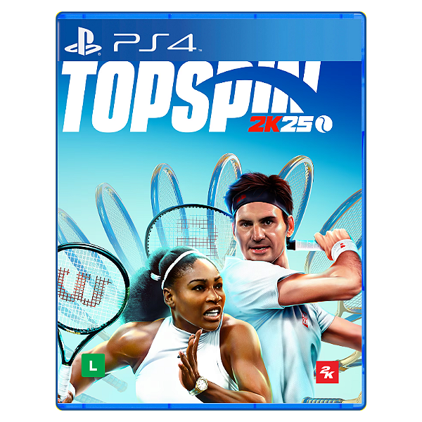 Jogo TopSpin 2K25 Edição Digital Cross-Gen - PS4 Mídia Digital