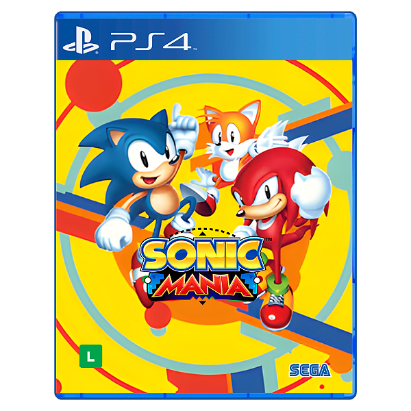 Jogo Sonic Mania - PS4 Mídia Digital
