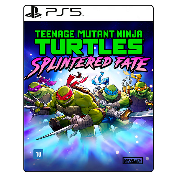 Jogo Tartarugas Ninja O Destino de Splinter - PS5 Mídia Digital