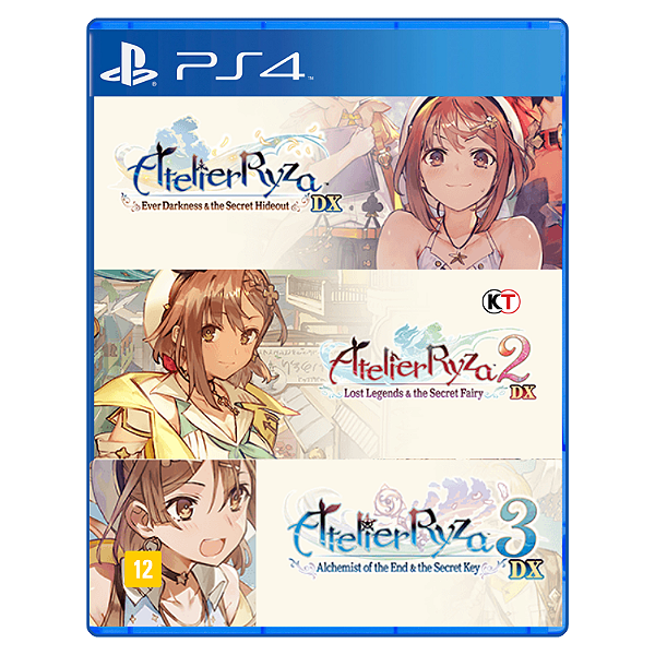 Jogo Atelier Ryza Secret Trilogy Deluxe Pack - PS4 Mídia Digital