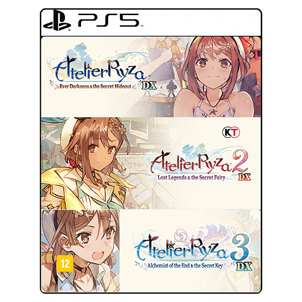 Jogo Atelier Ryza Secret Trilogy Deluxe Pack - PS5 Mídia Digital