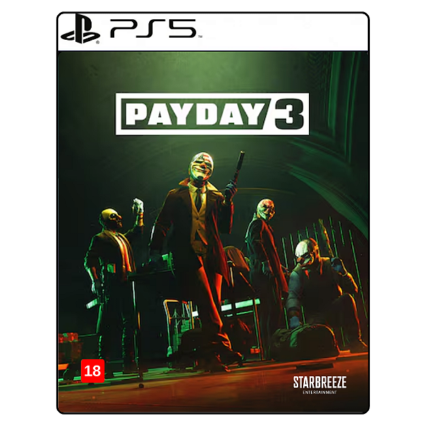 Jogo Payday 3 - PS5 Mídia Digital