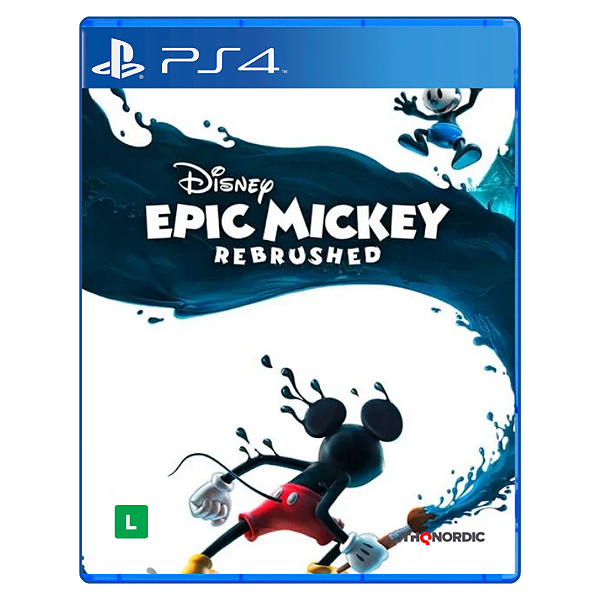 Jogo Disney Epic Mickey Rebrushed - PS4 Mídia Digital