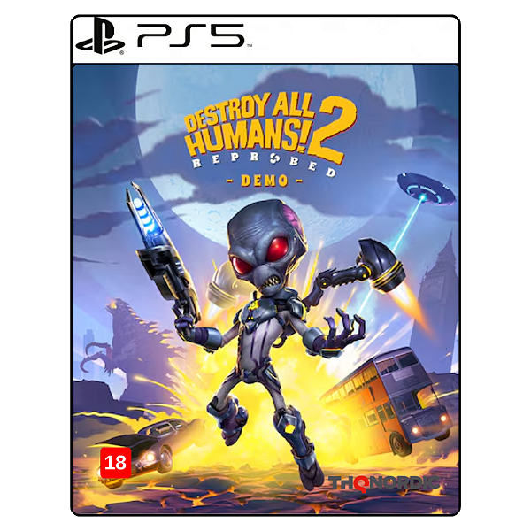 Jogo Destroy All Humans! 2 - Reprobed - PS5 Mídia Digital