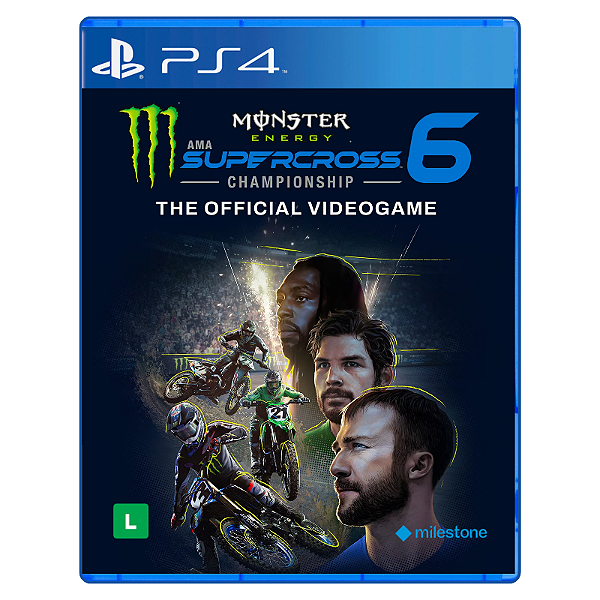 Jogo Monster Energy Supercross - The Official Videogame 6 - PS4 Mídia Digital