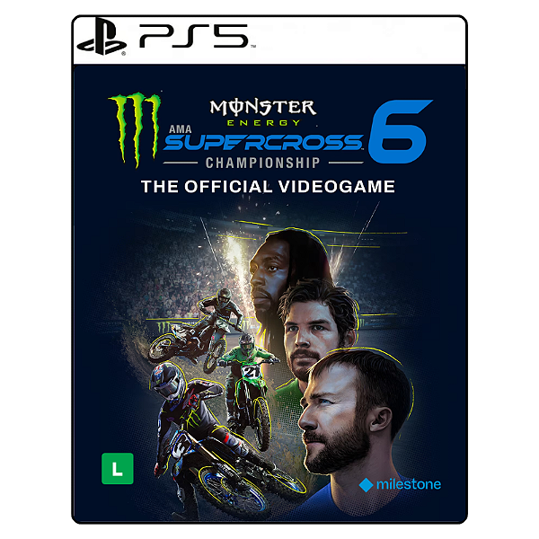 Jogo Monster Energy Supercross - The Official Videogame 6 - PS5 Mídia Digital