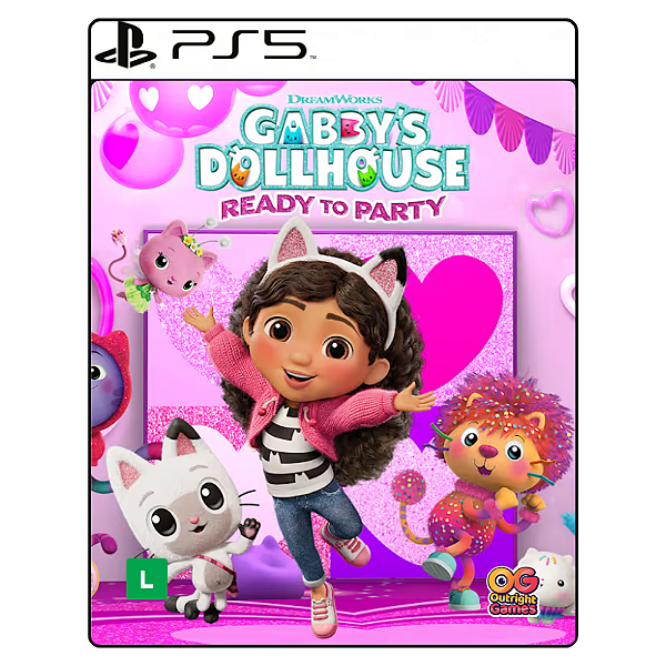 Jogo DreamWorks A Casa Mágica da Gabby: Prontos para Festa - PS5 Mídia Digital