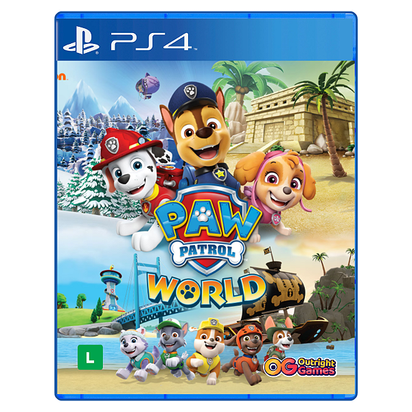 Jogo Mundo da PAW Patrol Patrulha Canina - PS4 Mídia Digital