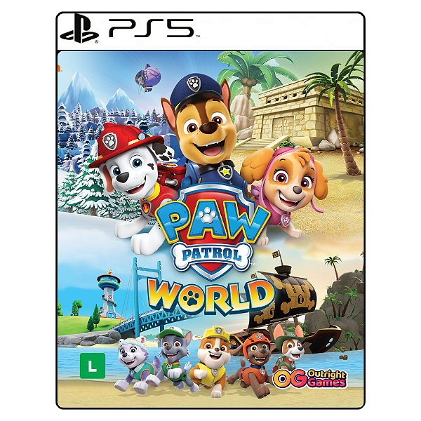 Jogo Mundo da PAW Patrol Patrulha Canina - PS5 Mídia Digital
