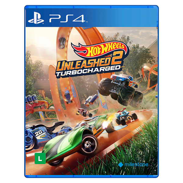 Jogo HOT WHEELS UNLEASHED™ 2 - Turbocharged - PS4 Mídia Digital