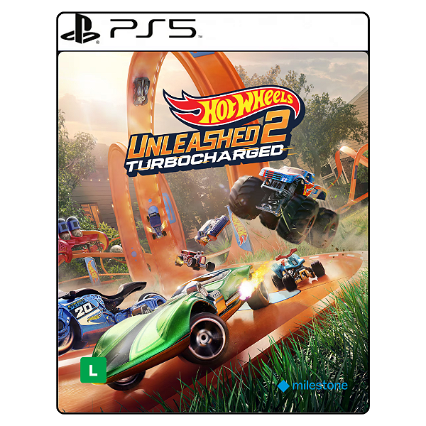 Jogo HOT WHEELS UNLEASHED™ 2 - Turbocharged - PS5 Mídia Digital