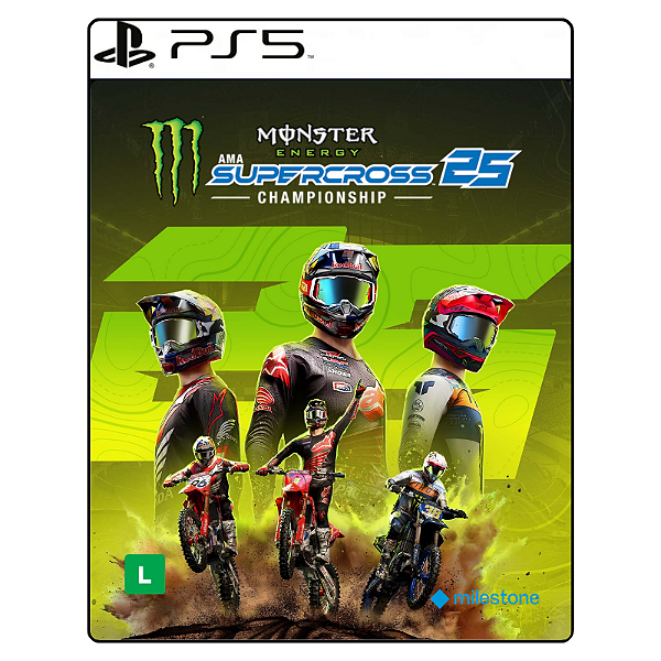 Jogo Monster Energy Supercross 25 - The Official Video Game - PS5 Mídia Digital