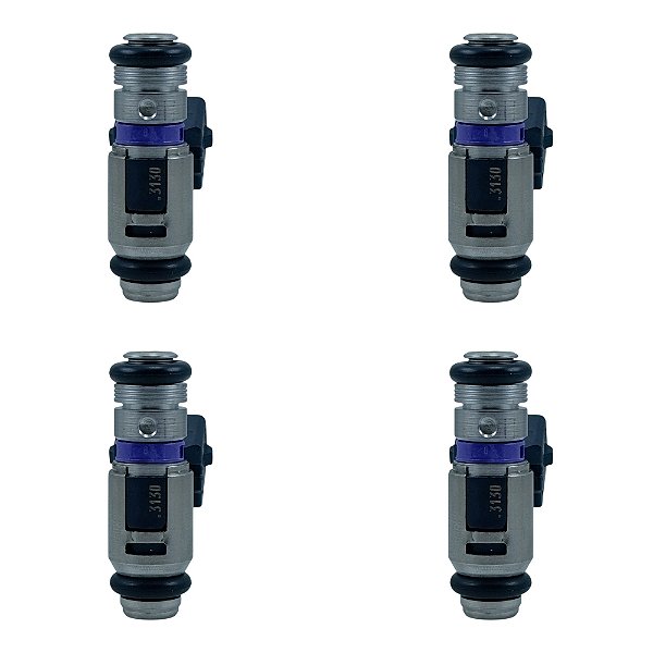 Jogo 04 Bico Injetor Combustivel Fiat Uno Palio Siena Fiorino Strada 1.0 1.3 1.5 50101302GN MAGNETI MARELLI