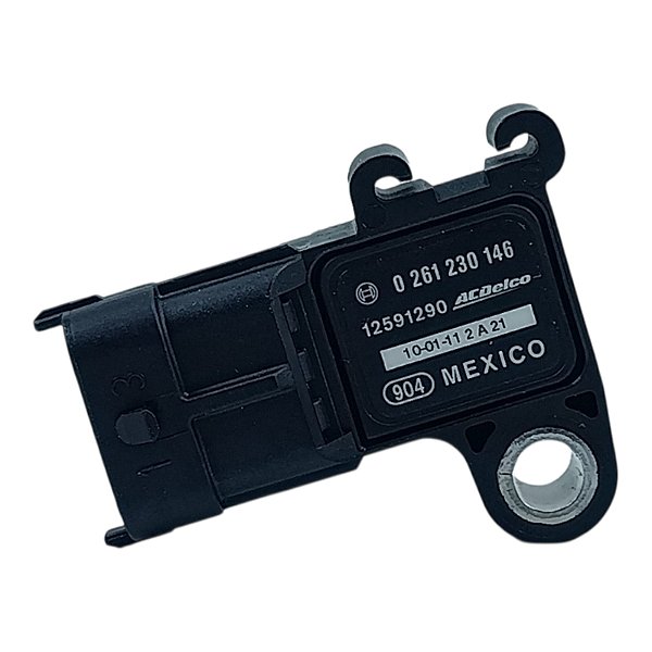 Sensor Pressão MAP Chevrolet Onix Agile Montana Tracker Spin Camaro Trailblazer Captiva Cobalt S10 Sonic 12591290 GM