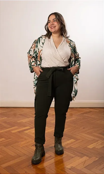 Calça Cargo Musgo