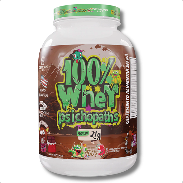 100% Whey Psichopaths 900g - Demons Lab